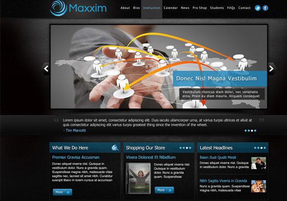 20 Creative PSD Website Templates for Free Download 7