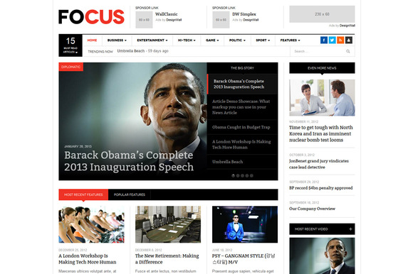 20 Hand-Picked Premium Wordpress Theme 4 Wordpress theme