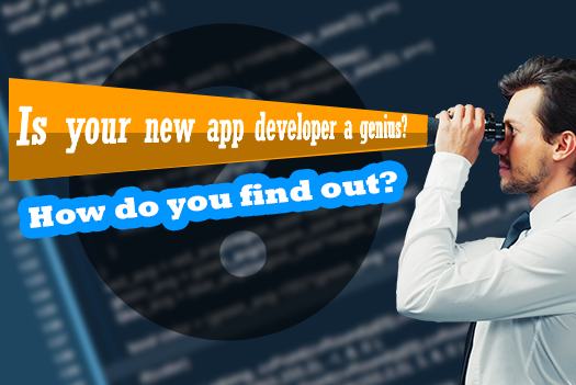 Is your new app developer a genius? How do you find out?