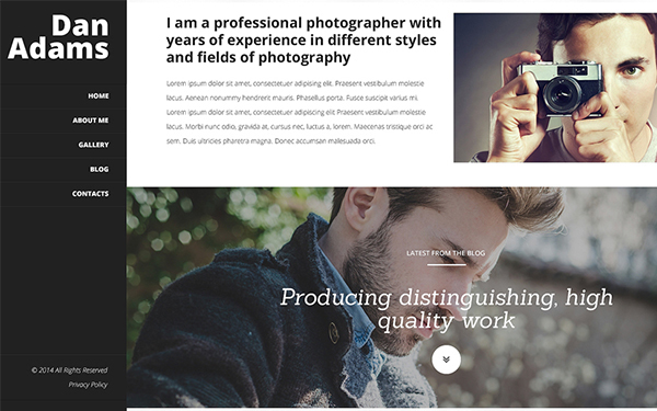 30+Design and Photography WordPress Themes of This Year 32 design
