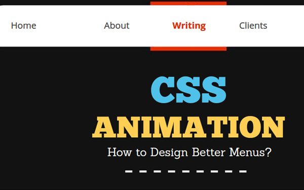 How to Design Better Menus with CSS Animation