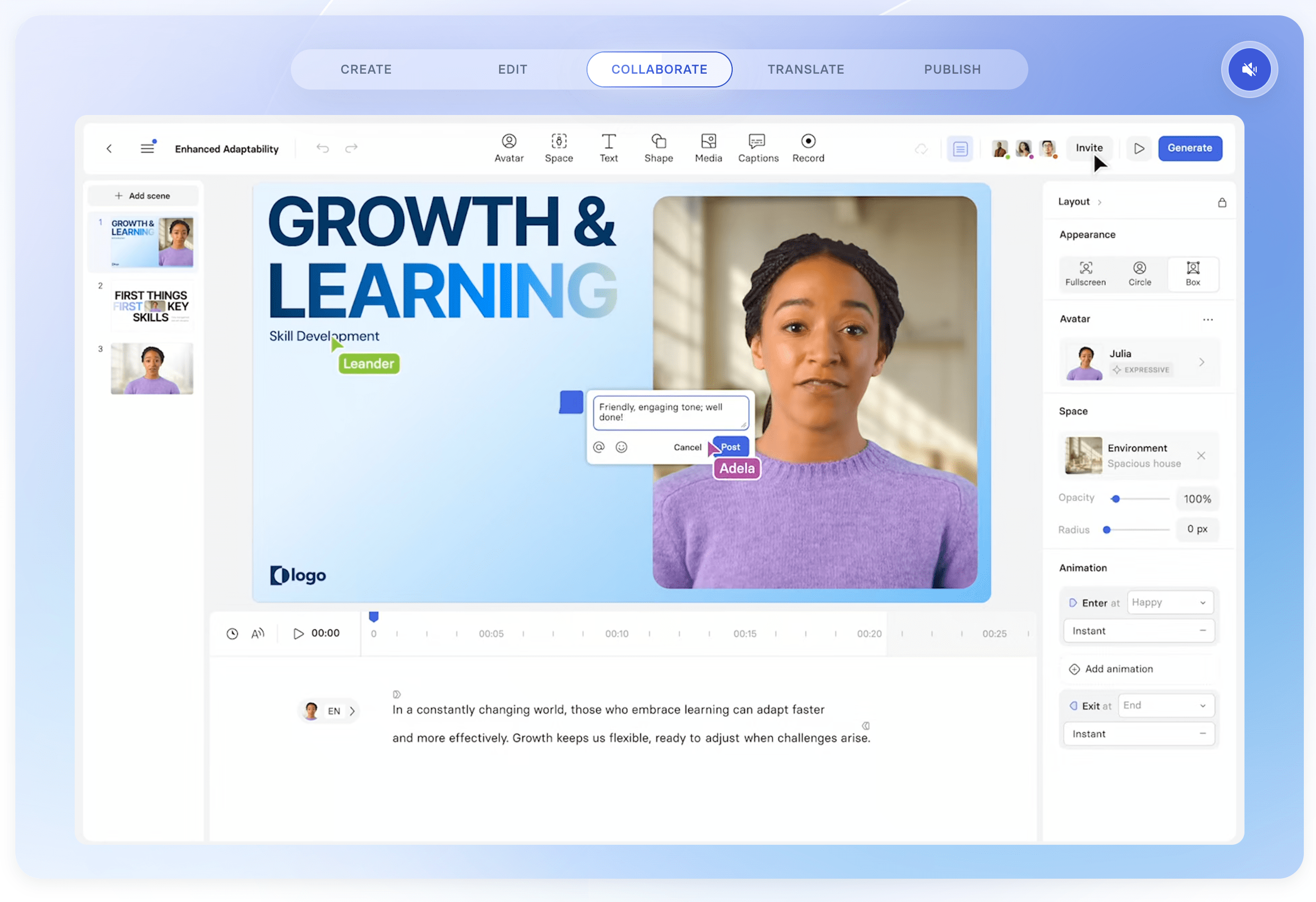 Top 10 AI-Powered Tools Every Business Should Use in 2025 4 Synthesia – AI-Powered Tools for Video Production With No Studio