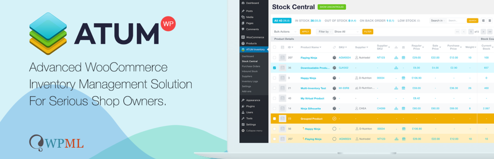 ATUM Inventory Management and Stock Tracking