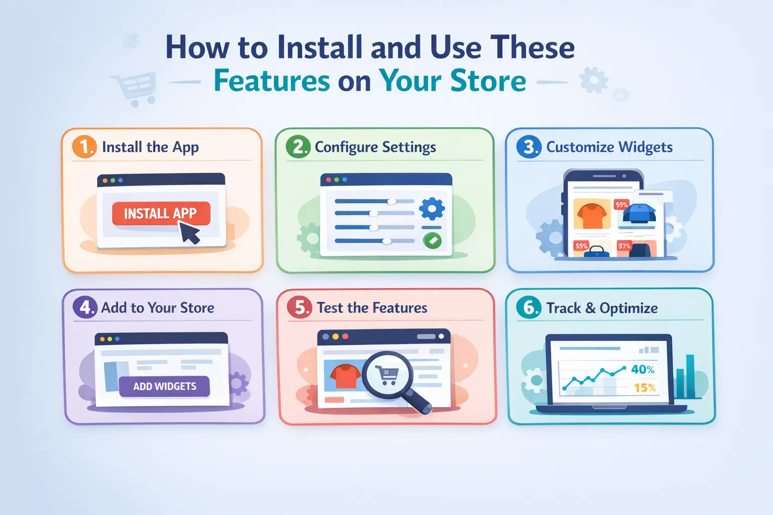 How to Install and Use These Features on Your Store
