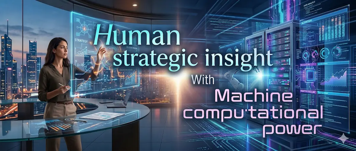 Human strategic insight With Machine computational power