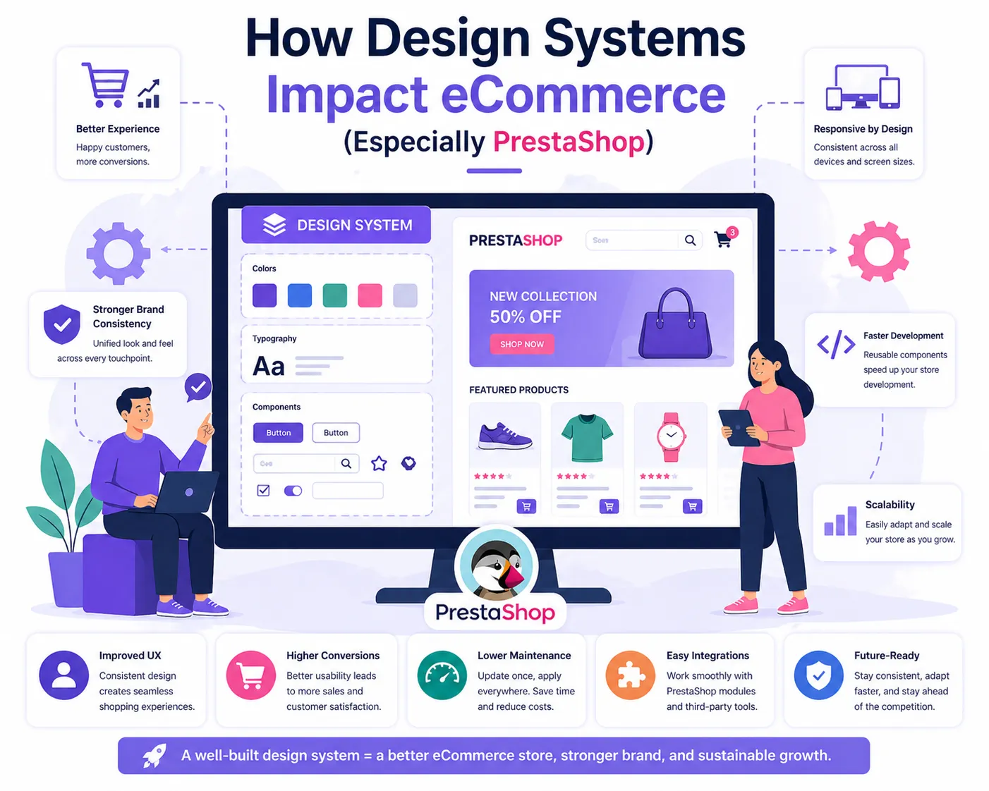 How Design Systems Impact eCommerce (Especially PrestaShop)