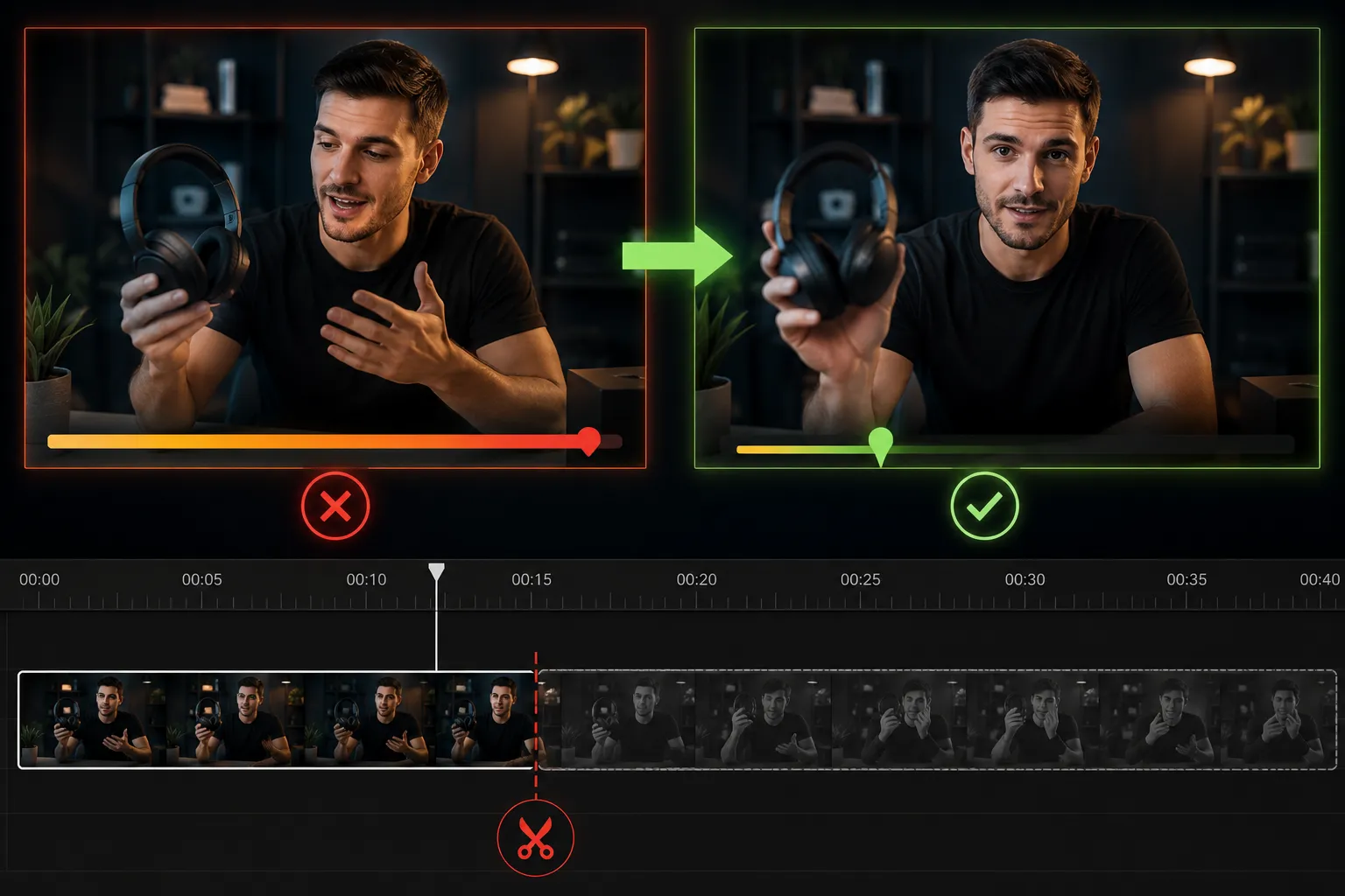 Editing for Impact: Powerful Techniques for Creating Eye-Catching Short-Form Product Videos 2 Good Editors Cut Earlier Than Feels Comfortable