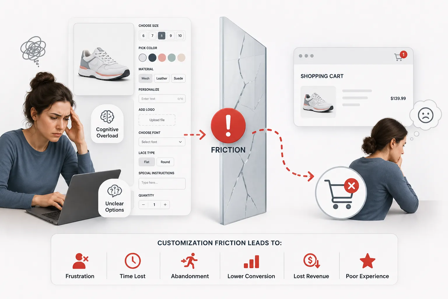Why Customization Friction Causes Abandonment