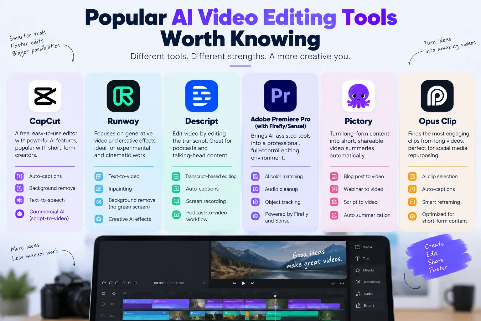 How AI Is Revolutionizing the Way People Approach Video Editing 3 Popular AI Video Editing Tools Worth Knowing